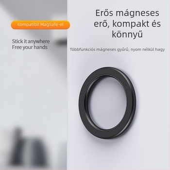Ötvözetből készült mágneses autós telefontartó falra szerelhető, MagSafe-kompatibilis