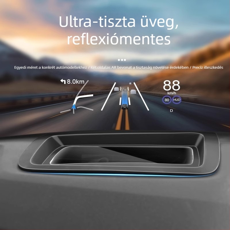 HUD védőfedél Honda Accord 11. generációhoz, ABS anyag, Accord-kompatibilis, logó nélküli, testreszabás nélkül