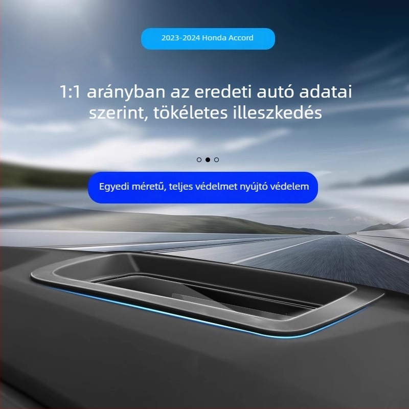 HUD védőfedél Honda Accord 11. generációhoz, ABS anyag, Accord-kompatibilis, logó nélküli, testreszabás nélkül