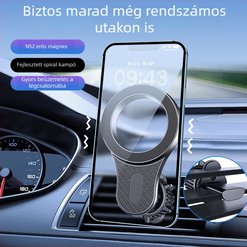 Sogue autótelefon-tartó — ABS+PC, Általános stílus, Testreszabás támogatott