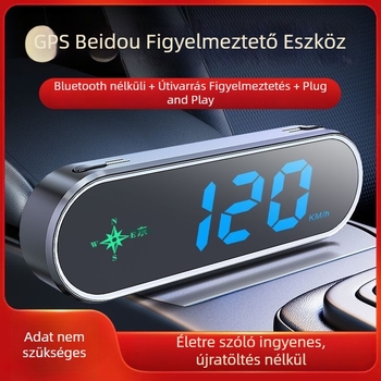Autó radar figyelmeztető készülék Beidou HUD-del, hangos sebességjelentés és figyelmeztető riasztások — Termékkód: 41741z64h75252; Testreszabás elérhető; Funkció: különböző figyelmeztetési részek