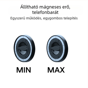 Autós telefon-tartó, univerzális, erős szívóerővel, műanyag