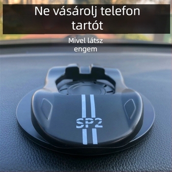 HUD telefon-tartó az autó műszerfalához (ragasztó rögzítés; 360° forgás; univerzális illeszkedés; műszerfal; 7.5W teljesítmény)