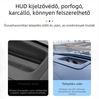 Mercedes‑Benz GLS/GLE HUD védőfedél (2021–2024), por- és karcolásálló