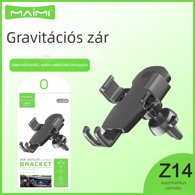 Mye Maze Z14 Gravitációs telefon-tartó autóhoz, levegőnyílásba – univerzális, műanyag