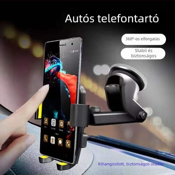 Összecsukható autótelefon-tartó a szellőzőnyílásba – navigációs tartó az autóhoz