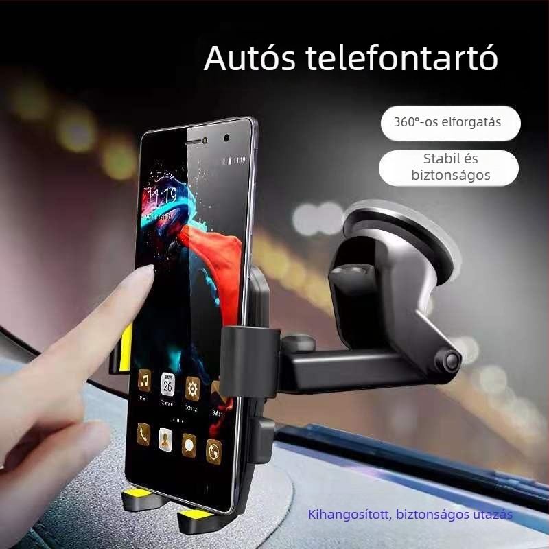 Összecsukható autótelefon-tartó a szellőzőnyílásba – navigációs tartó az autóhoz