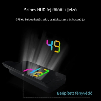 Chi weng üvegprojekciós HUD autókhoz – USB táplálás, súly 1 g