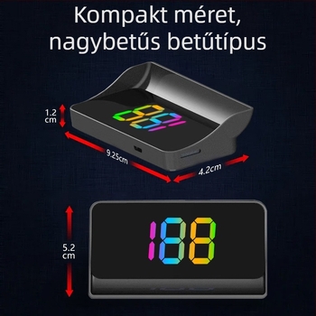 Chi weng üvegprojekciós HUD autókhoz – USB táplálás, súly 1 g