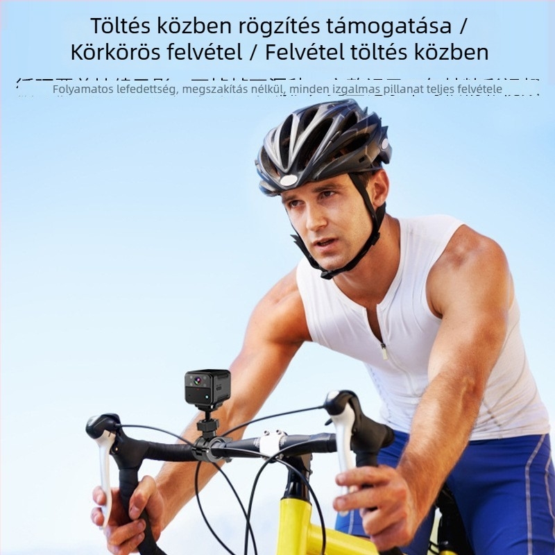 Motorkerékpár- és kerékpár sisak kamerával – Modell C9, 150° látószög, 2.0MP szenzor, 512GB tárhely, 4 óra felvétel
