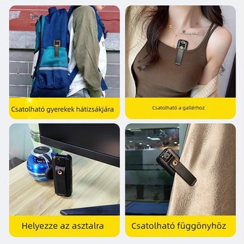 Motorkerékpár akciókamera sisakhoz, 4K Ultra HD, 170° széles látószög, TF-kártya támogatás, 4G kapcsolódás, parkolás monitorozása