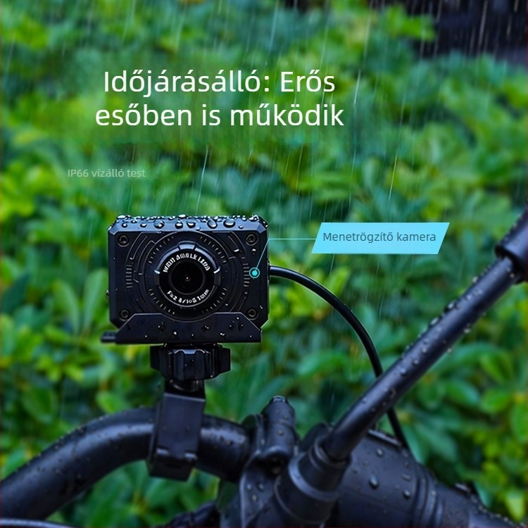 L3 fedélzeti kamera motorkerékpárhoz és elektromos járműhöz, 1080P HD, 140° látószög, hosszú akkumulátor-élettartam