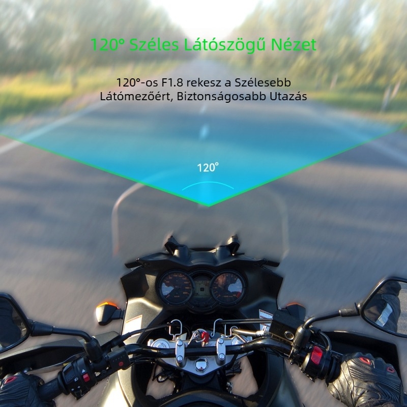 BT16 Multifunkcionális bukósisak Bluetooth fejhallgató 1080P kamerával és riasztófénnyel