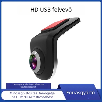 Android navigációs autós kamerarögzítő 1080p, 170° látószög, USB interfész, ciklikus felvétel, éjszakai látás javítása