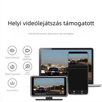 Speedlink Beidou okostelefonhoz csatlakoztatott autós dash cam, 1080p videó, 170° széles látószög, 32GB memória, USB interfész