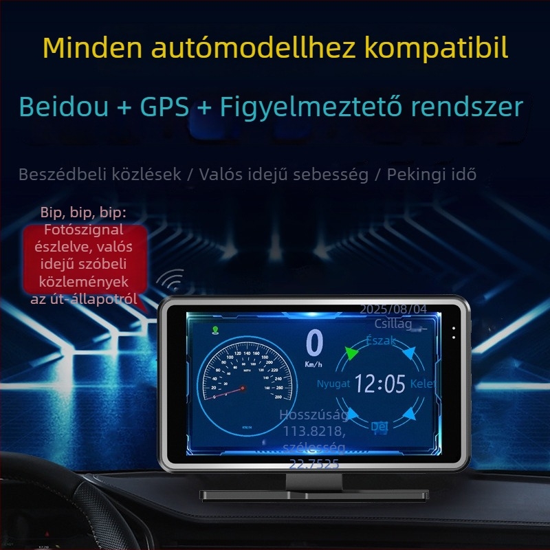 Speedlink Beidou okostelefonhoz csatlakoztatott autós dash cam, 1080p videó, 170° széles látószög, 32GB memória, USB interfész