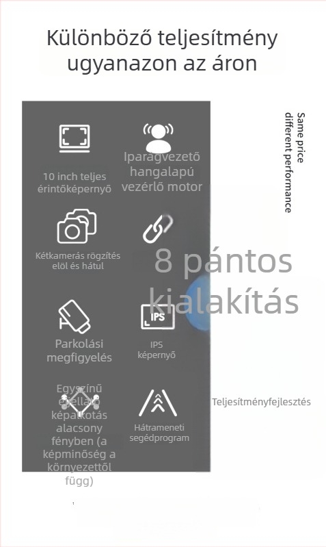 K60 megfigyelő rögzítő, 170° széles látószög, 5 MP érzékelő, TF-kártya 128 GB-ig