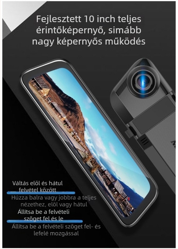 K60 megfigyelő rögzítő, 170° széles látószög, 5 MP érzékelő, TF-kártya 128 GB-ig