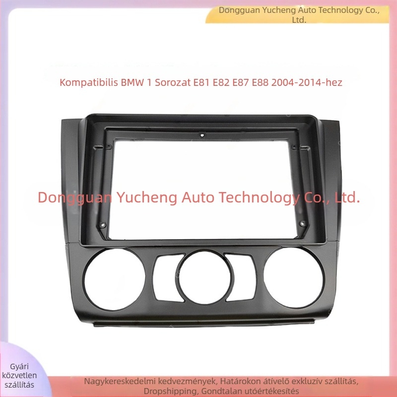 BMW 1-es sorozat Android navigációs keretpanel – ABS+PC, kompatibilis E81/E82/E87/E88 (2004–2014), 1 kg
