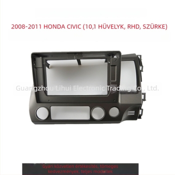 Honda Civic 2008-2011 10,1 hüvelykes Android központi vezérlőkeret és navigációs keret