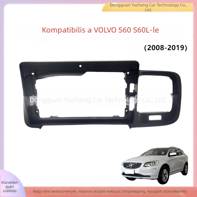 Android navigációs keret Volvo S60/S60L-hez | anyag ABS+PC | kompatibil 2008–2017 modellekhez | súly 300 g