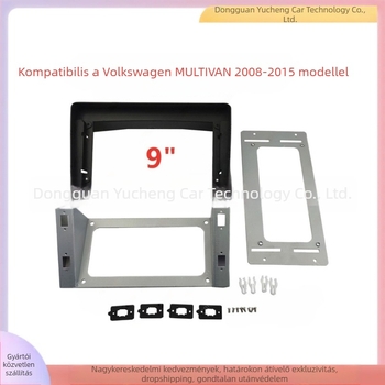 VW Multivan navigációs fascia keret – ABS+PC, 2008–2015, 1 kg, változatos keretkészlet