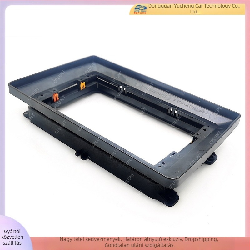 VW univerzális keret középkonzolos navigációs és DVD-panel (ABS+PC; kompatibilis a VW univerzális keretével; modellévek 2008–2018; súly 1 kg)