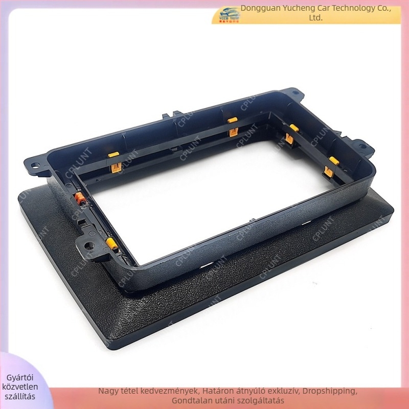 VW univerzális keret középkonzolos navigációs és DVD-panel (ABS+PC; kompatibilis a VW univerzális keretével; modellévek 2008–2018; súly 1 kg)