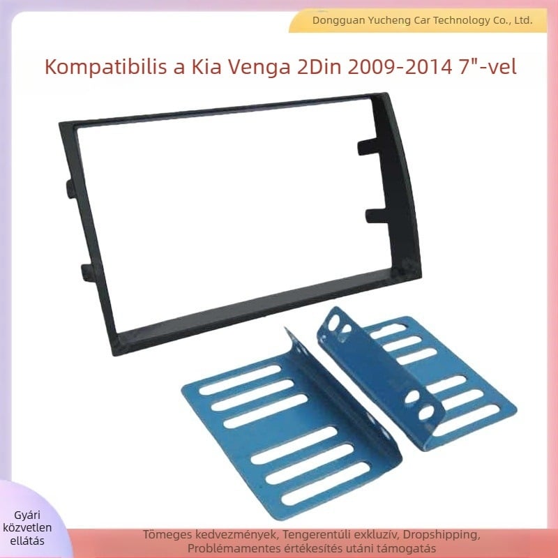 Kia Venga 2009-2014 Dual-DIN audio/video módosítási keret, előlap