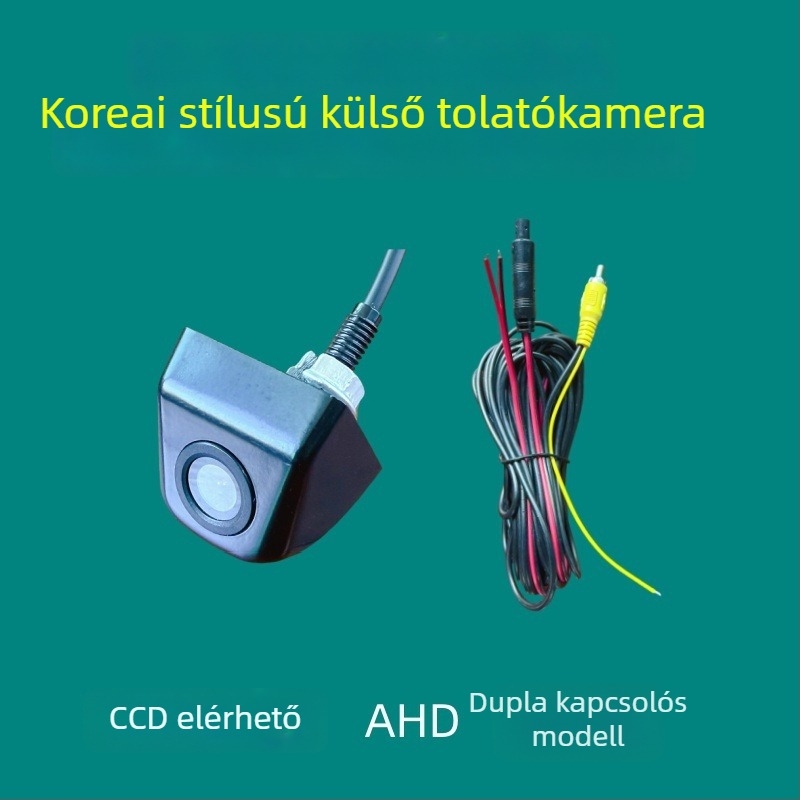 Koreai stílusú hátsó autókamera csavaros rögzítéssel