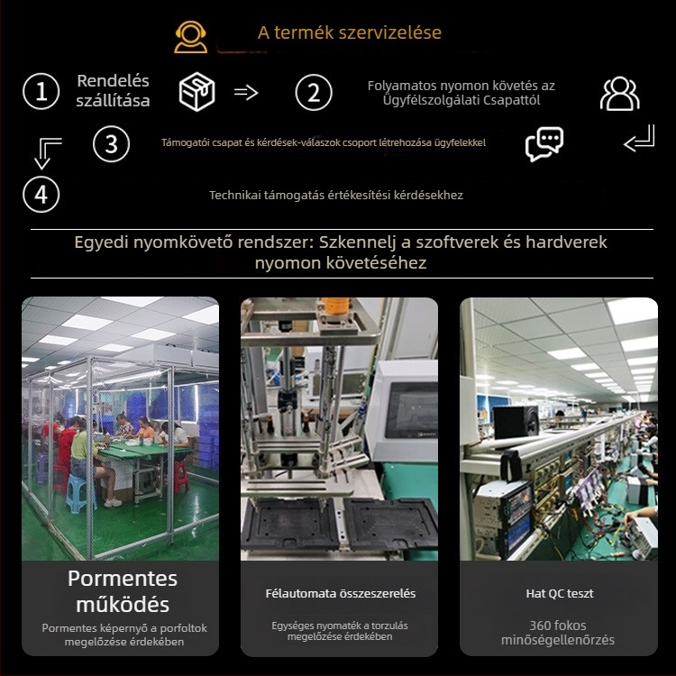 TH-68001 MP5 autóba szánt multimédiás egység HD hátsó kamera képpel, CarPlay és Android Auto, USB gyors töltés, SD-kártya támogatás, 1 éves garancia