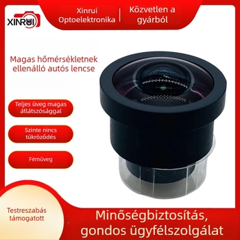 Járműhöz szóló rögzített fókuszú lencse, 150° ultra széles látószög, f/1.8, minimális fókusztávolság 0,2 m, 6G felépítés, Ø20 mm szűrőátmérő