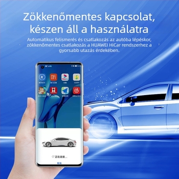 CarPlay vezetékesről vezeték nélküli adapter: HiCar Box A5-2, duál‑magos CPU, 1GB RAM, HiCar OS
