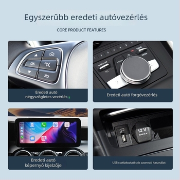 CarPlay vezetékesről vezeték nélküli adapter: HiCar Box A5-2, duál‑magos CPU, 1GB RAM, HiCar OS