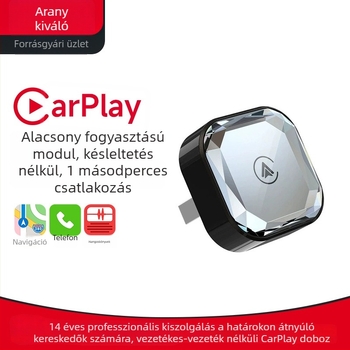 CarPlay vezetékesből vezeték nélküli adapter autóhoz, Android Auto összekötő doboz