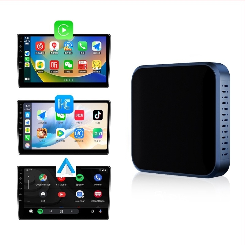 Vezeték nélküli CarPlay/Android Auto 2-in-1 összekötő doboz Androidos autókhoz, GW-A3, ABS, 46 g, 5V, 0,5A