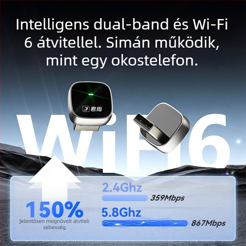 Vezeték nélküli CarPlay doboz Apple iPhone-hoz — Modell G2, Dual-core CPU, 1GB RAM, Linux OS, USB interfész