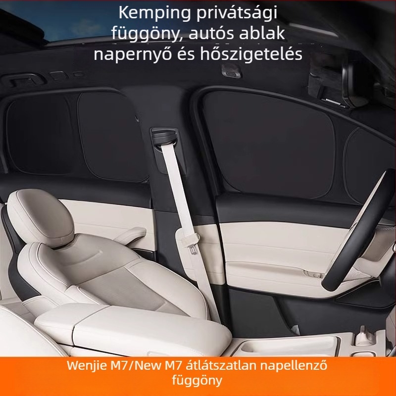 Wenjie M7/M9/M8/5 autóelülső ablakárnyékoló, hőszigetelő és átlátszatlan, UV-védelem