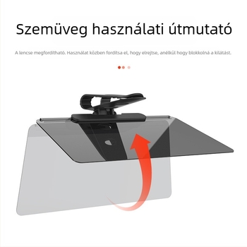 Pull-típusú ABS napellenző autóhoz, Snap-In szerelés, univerzális a szélvédőre, logó nyomtatás elérhető