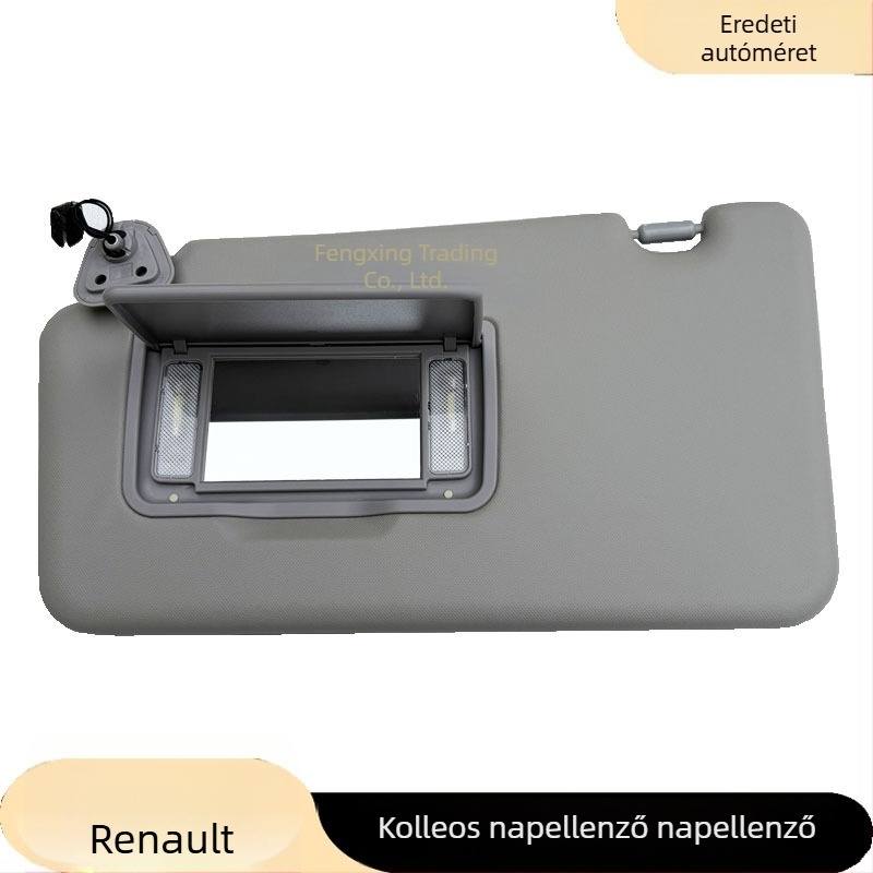 Napsugárvédő fényvédő Renault Koleos számára — PVC; csavaros rögzítés; logónyomtatás elérhető; Renault; első alkatrészek