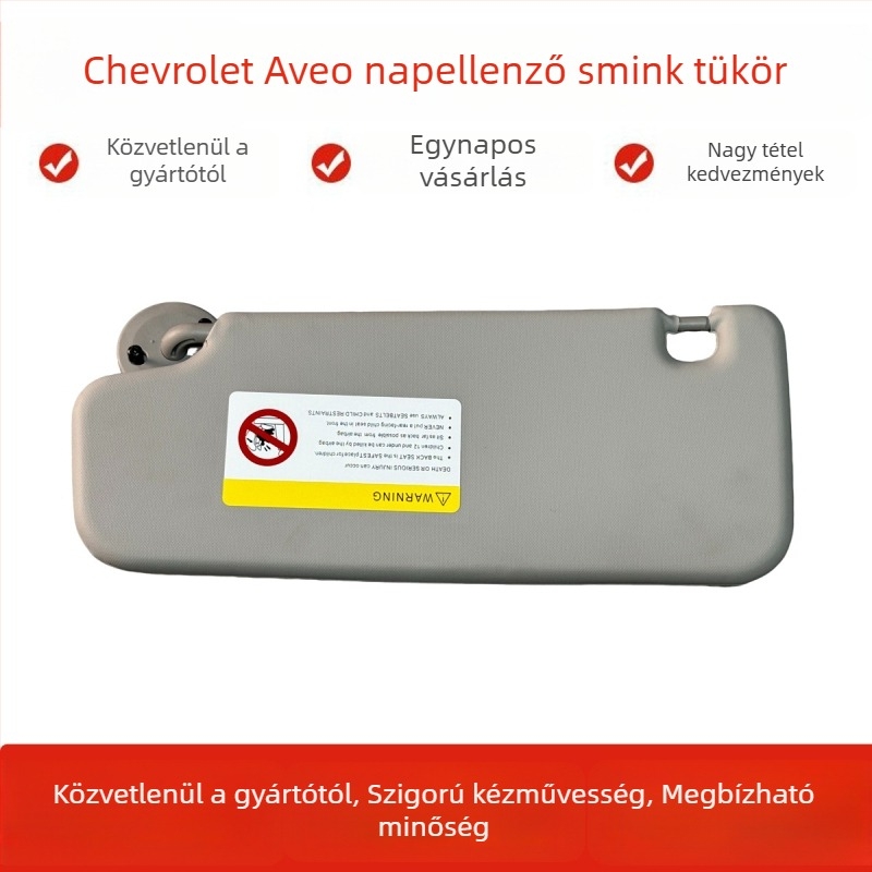 Chevrolet Aveo és Cruze számára szélvédő árnyékoló — minimalist stílus, egyszínű mintázat, PVC anyag, beépített telepítés, testreszabható