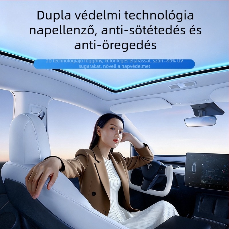 Graphene autó napellenző, beépített telepítés, dedikált járművekhez.