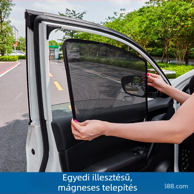 Mágneses hálós autóablak árnyékoló – Toyota számára, magánélet, hőszigetelés, speciális modellhez, súly 0,5 kg