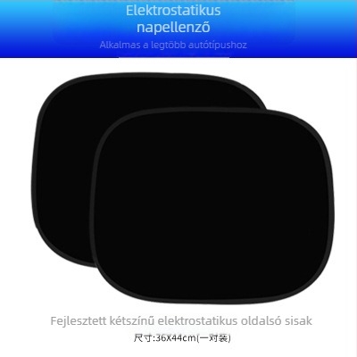 Hyun Nylon hálós autóablak árnyékoló szívófejes rögzítéssel — első ablak előtakaró, speciális autómodellekhez, logó nyomtatás, testreszabás