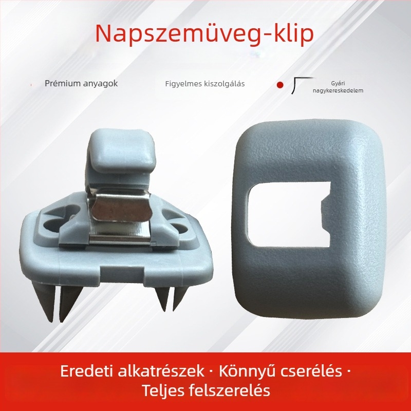Audi A4/A5/A6/Q3/Q5 napellenző kampó csat – beépített rögzítés