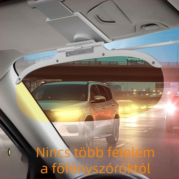 Autóklip-On Anti-Glare Napvédő Polarizált Lencsével, Műanyag, Gradiens Mintázat