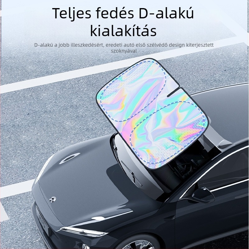 Autó lézeres napvédő árnyékoló, hőszigetelés, belső napernyő a szélvédőhöz