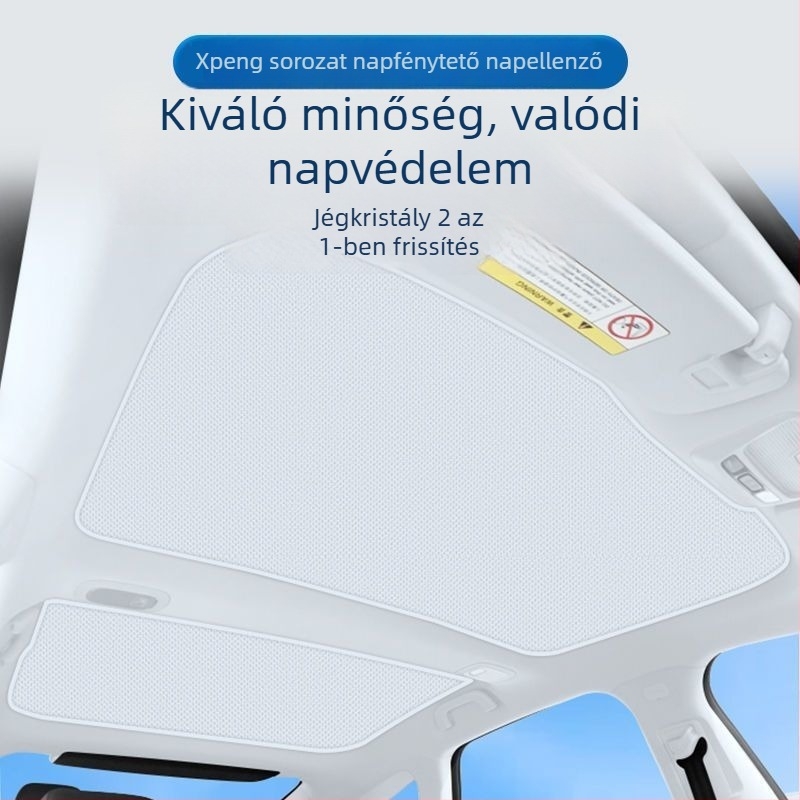 Xpeng P7, G6, M03, G9 tetőablak napvédő és hőszigetelő panel – Ice Crystal