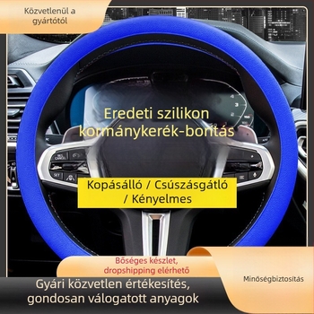 Szilikon kormánykerékborítás, csúszásmentes, kopásálló, minden évszakra alkalmas, prémium érzet, ultra vékony, kényelmes, izzadtságot felszívja
