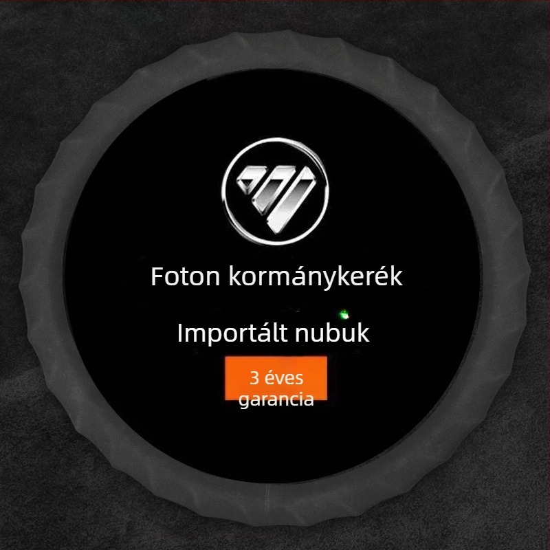 Middle Fox teherautó kormányvédő huzat - univerzális illeszkedés, csúszásmentes, négy évszakos, felület szintetikus rostból